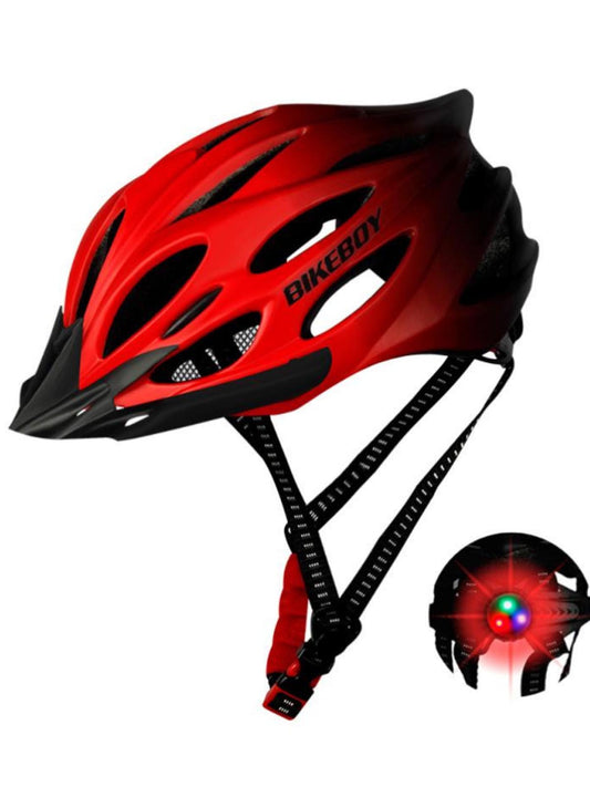 Casco BikeBoy rojo con negro