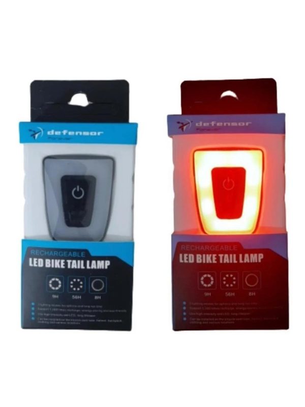 Luz Roja para Casco Recargable USB