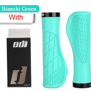 Puños ODI Ergonómicos Turquesa con Cierre Lock-On