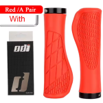 Puños ODI Ergonómicos Rojo con Cierre Lock-On