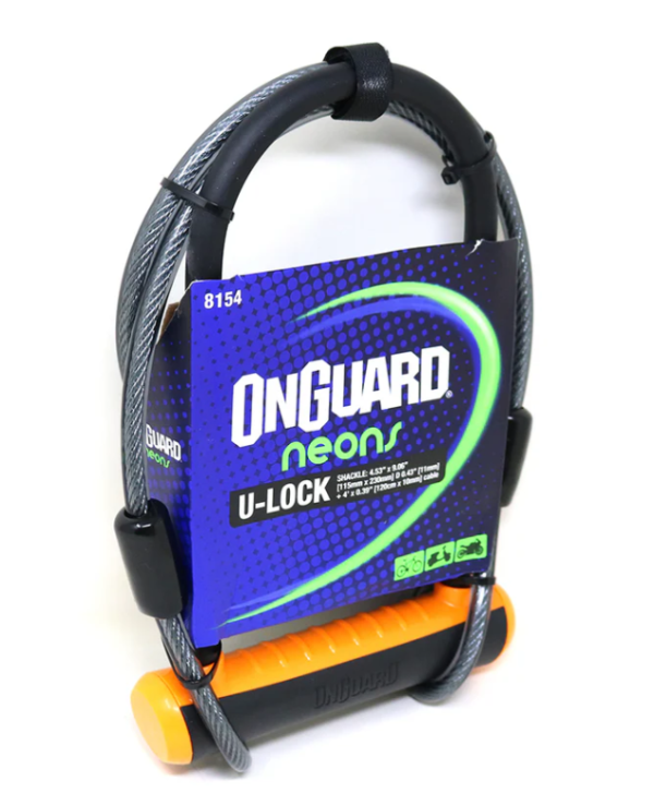 Candado Onguard Neons U-Lock 115x230mm