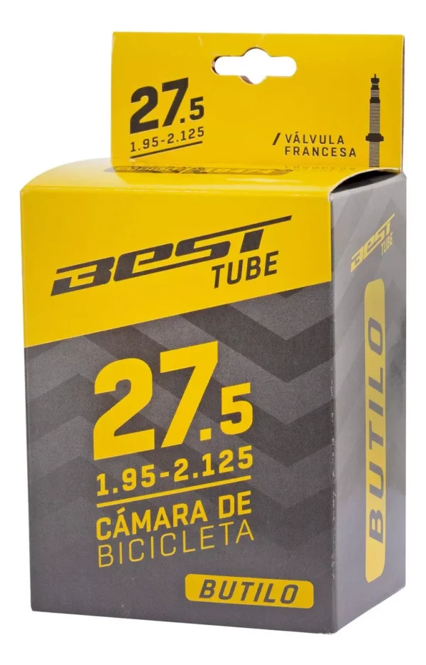 Cámara de Bicicleta Best Tube 27.5x1.95-2.125 Válvula Presta