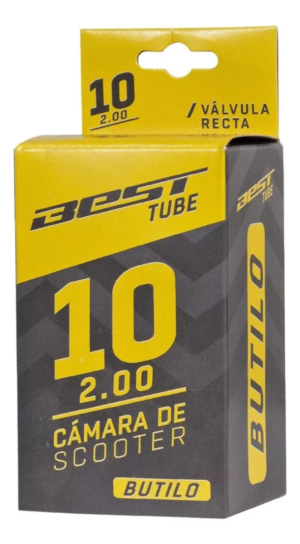 Cámara Best Tube 10" para Scooter Válvula Recta