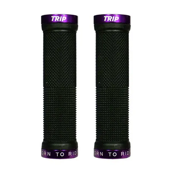 Puños Trip Doble Lock Negro/Morado