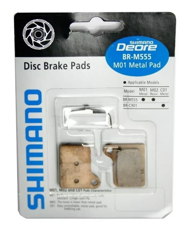 Pastillas de Freno - Shimano Deore BR-M555 M01 Metal Pads